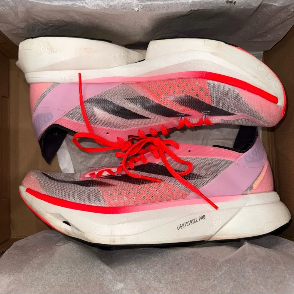 adidas Pink and Black Athletic Shoes - Picture 10 of 16